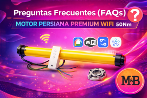 Motor Persiana PREMIUM WIFI 50Nm