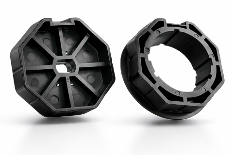 Adaptador+Corona Octogonal 70mm