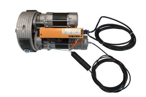 Bimotor Puertas Enrollables Maxroll 300Kg eje 60 polea 200