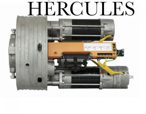 Bimotor Puertas Enrollables Hércules 420Kg Eje 76 polea 240