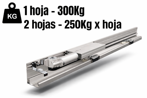 Kit Motor Corredera 1/2 hojas Cristal ASUS 4M