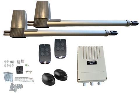 Kit Motor 2 brazos Batientes 300 Kg ECONOMIC 