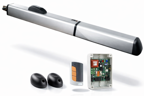 Kit Motor 1 brazo Batiente 500Kg puerta 6 metros