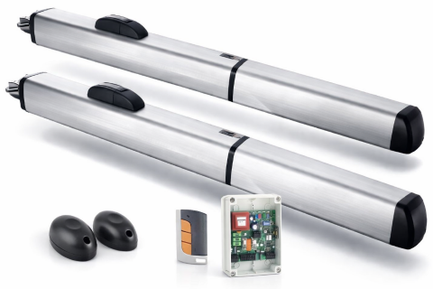 Kit Motor 2 brazo Batiente 500Kg puerta 6 metros