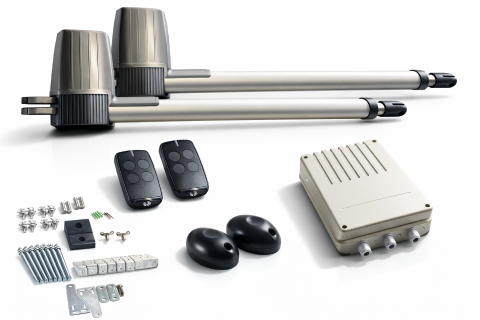 Kit Motor 2 brazos Batientes 300 Kg ECONOMIC 