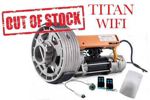 Kit motor puerta enrollable Titan WIFI 170Kg