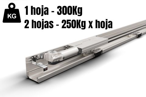 Kit Motor Corredera 1/2 hojas Cristal ASUS 4M